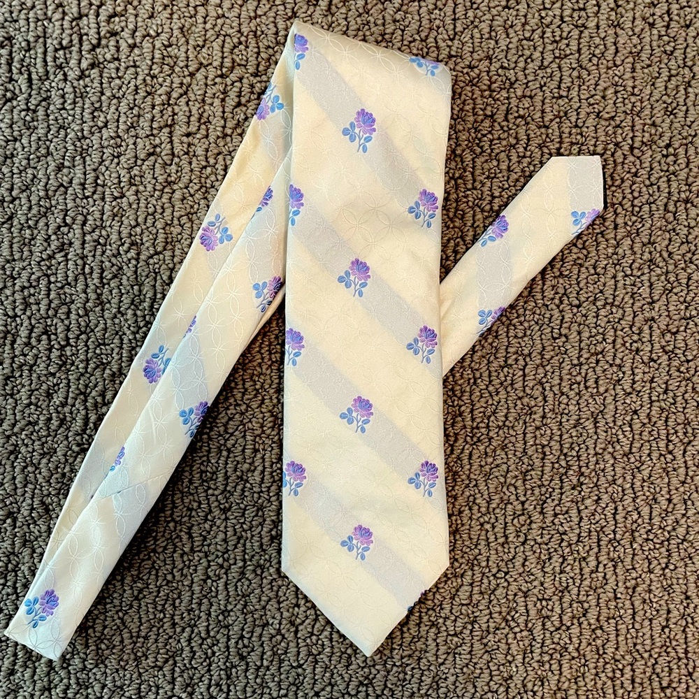 Silk tie hand made in Italy